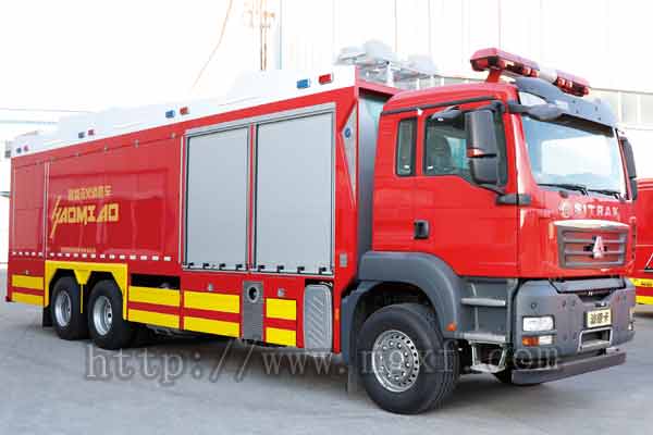 Nitrogen fire extinguishing fire truck